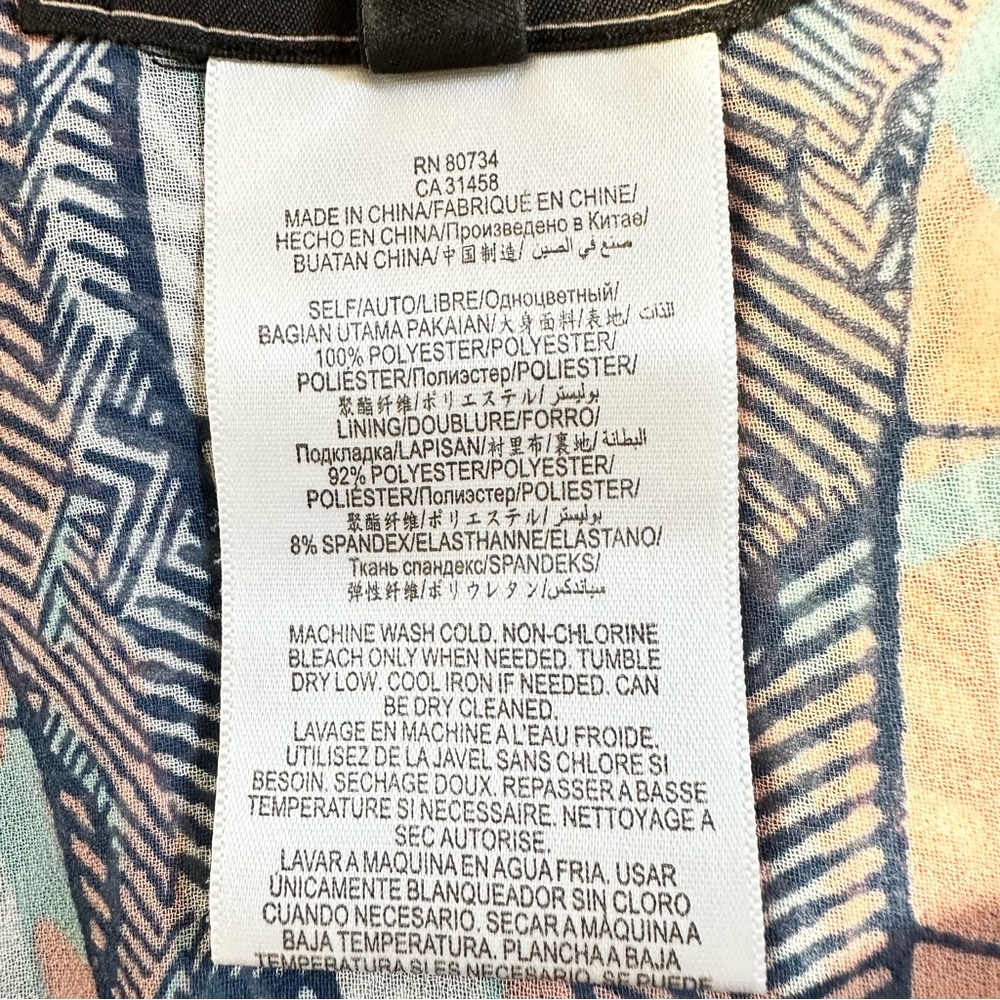 BCBGMaxAzria Beachy Kaftan Dress XS | Boho Festival | Resortwear Coachella Vibe - Picture 8 of 9